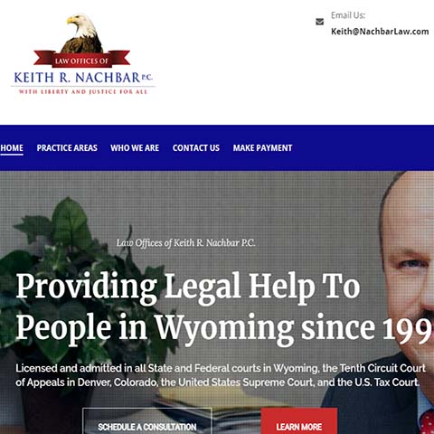nachbar law website design